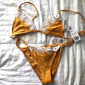 NWT 2 Piece Bathing Suit Bikini Swim Wear